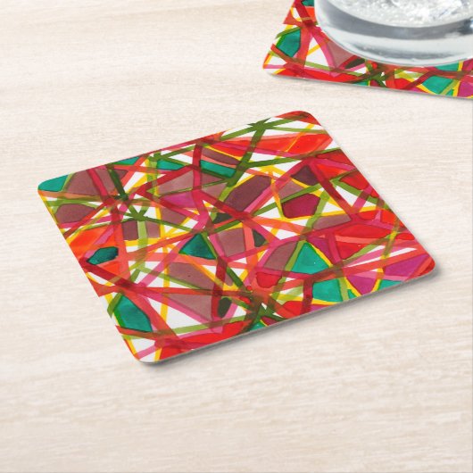 Prismatic II Kartonnen Onderzetters (Schuin)