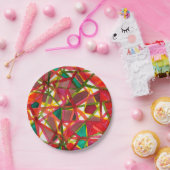 Prismatic II Papieren Bordje (Feest)