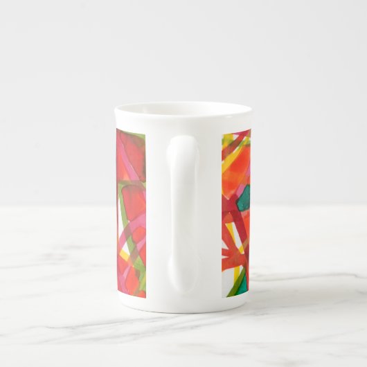 Prismatic II Porselein Kop (Achterkant)