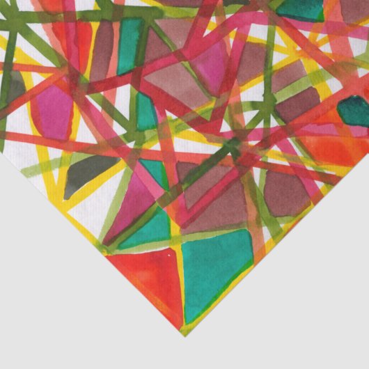 Prismatic II Tissuepapier (Detail)