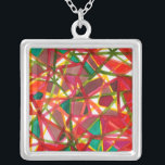 Prismatic II Zilver Vergulden Ketting<br><div class="desc">Patronen</div>