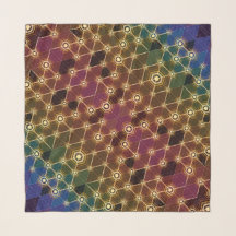 Prismatic Luciferin - Chiffon Scarf door Vibrata