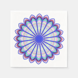 Prismatic Mandala Napkins Servet