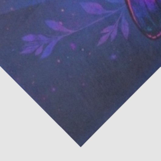 Prismatic Psychedelic Moth Decoupage Papier – LGBT (Detail)