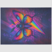 Prismatic Psychedelic Moth Decoupage Papier – LGBT (Voorkant)
