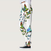 Prismatic Rainbow Butterfly Leggings (Links)