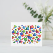 Prismatic Scatter Briefkaart (Staand voorkant)