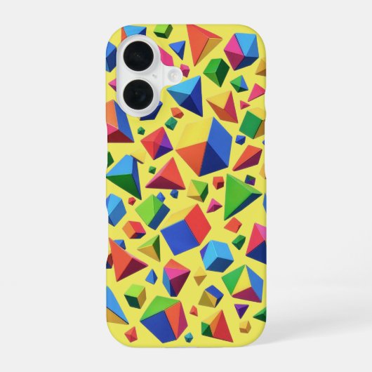 Prismatic Scatter iPhone 16 Hoesje (Achterkant)