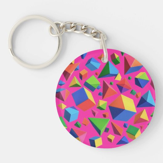 Prismatic Scatter Sleutelhanger (Voorkant)