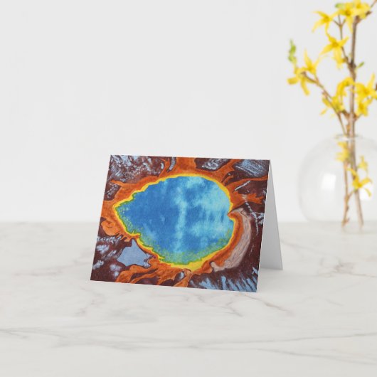 Prismatic Springs-Wenskaart Kaart (Gele Bloem)