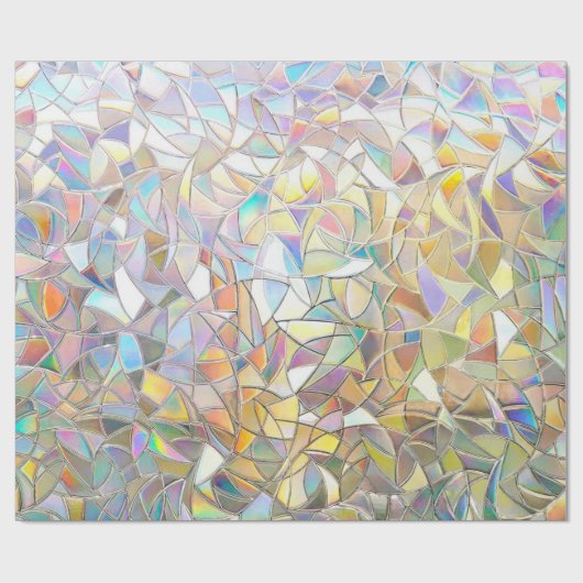 Prismatic Stained Glass Effect - Rainbow Prismatic Cadeaupapier (Vlak)