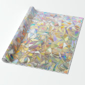 Prismatic Stained Glass Effect - Rainbow Prismatic Cadeaupapier (Uitgerold)