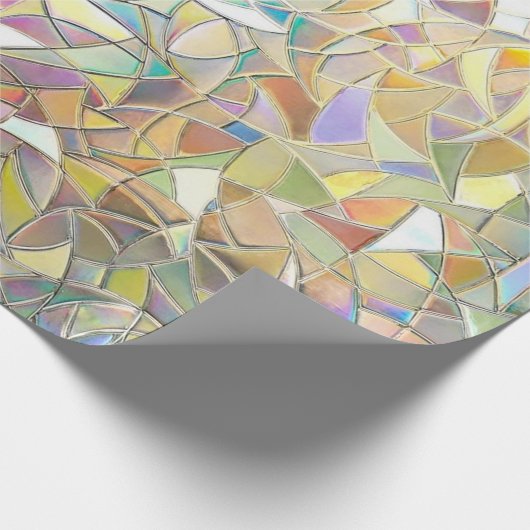 Prismatic Stained Glass Effect - Rainbow Prismatic Cadeaupapier (Hoek)