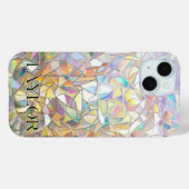 Prismatic Stained Glass Effect - Rainbow Prismatic Case-Mate iPhone Case (Achterkant (horizontaal))