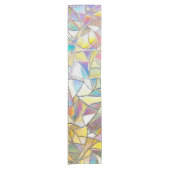 Prismatic Stained Glass Effect - Rainbow Prismatic Korte Tafelloper (Voorkant)