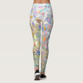 Prismatic Stained Glass Effect - Rainbow Prismatic Leggings (Achterkant)