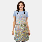 Prismatic Stained Glass Effect - Rainbow Prismatic Schort (Gedragen)