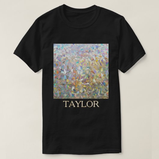 Prismatic Stained Glass Effect - Rainbow Prismatic T-shirt (Design voorkant)