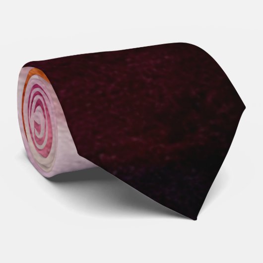 Prismatic Storm Fiery Abstract Stropdas (Opgerold)