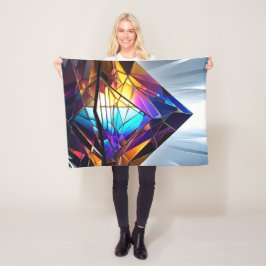Prismatiek Fleece Deken
