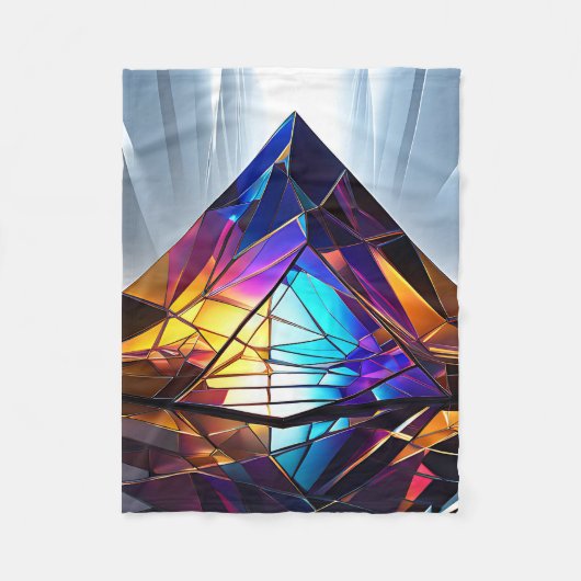 Prismatiek Fleece Deken (Voorkant)