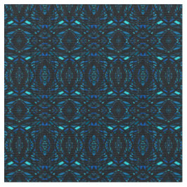 Prismatisch Blauw Zwart Abstract Acryl Kunst Stof