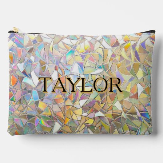 Prismatisch Glas-in-Lood Effect - Regenboog Prisma Etui (Voorkant)