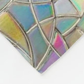 Prismatisch Glas-in-Lood Effect - Regenboog Prisma Fleece Deken (Hoek)