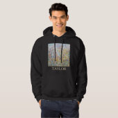 Prismatisch Glas-in-Lood Effect - Regenboog Prisma Hoodie (Voorkant volledig)