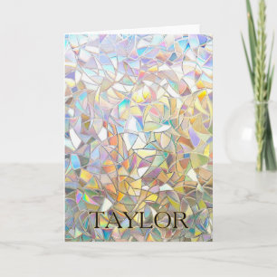 Prismatisch Glas-in-Lood Effect - Regenboog Prisma Kaart