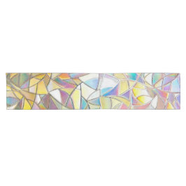 Prismatisch Glas-in-Lood Effect - Regenboog Prisma Korte Tafelloper