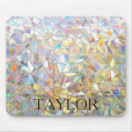 Prismatisch Glas-in-Lood Effect - Regenboog Prisma Muismat