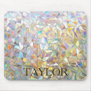 Prismatisch Glas-in-Lood Effect - Regenboog Prisma Muismat