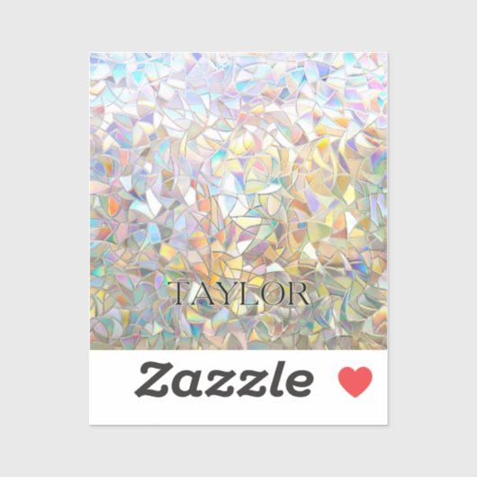 Prismatisch Glas-in-Lood Effect - Regenboog Prisma Sticker (Vel)