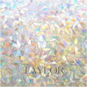 Prismatisch Glas-in-Lood Effect - Regenboog Prisma Sticker (Voorkant)