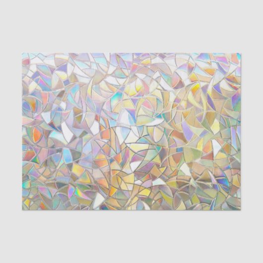 Prismatisch Glas-in-Lood Effect - Regenboog Prisma Tissuepapier (Voorkant)