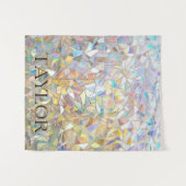 Prismatisch Glas-in-Lood Effect - Regenboog Prisma Wandkleed (Voorkant (horizontaal))