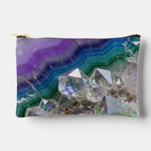 Prismatisch Kwarts Fusie Levendig Kristal Design Etui