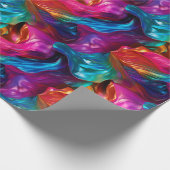 Prismatisch neon cadeaupapier (Hoek)