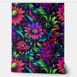 Prismatisch Petalscape Botanisch Behang