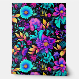 Prismatisch Petalscape Botanisch Behang