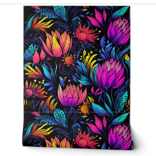 Prismatisch Petalscape Botanisch Behang
