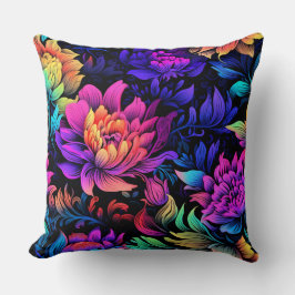 Prismatisch Petalscape Botanisch Kussen