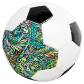Prismatisch varengroen voetbal (Drie kwart)