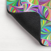 Prismatische Abstracte geometrische achtergrond Muismat (Hoek)