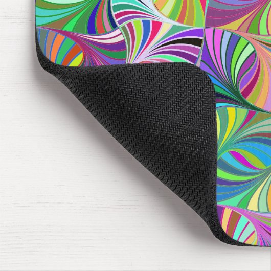 Prismatische Abstracte geometrische achtergrond Muismat (Hoek)