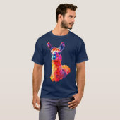 Prismatische alpaca t-shirt (Voorkant volledig)