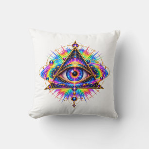 Prismatische Baans Oog Kussen