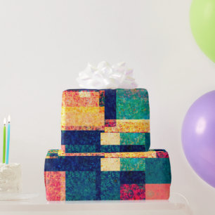 Prismatische Blokken – Moderne Abstracte Geometrie Cadeaupapier