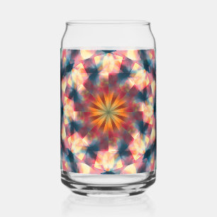 Prismatische caleidoscopische psychedelische manda blikvorm glas
